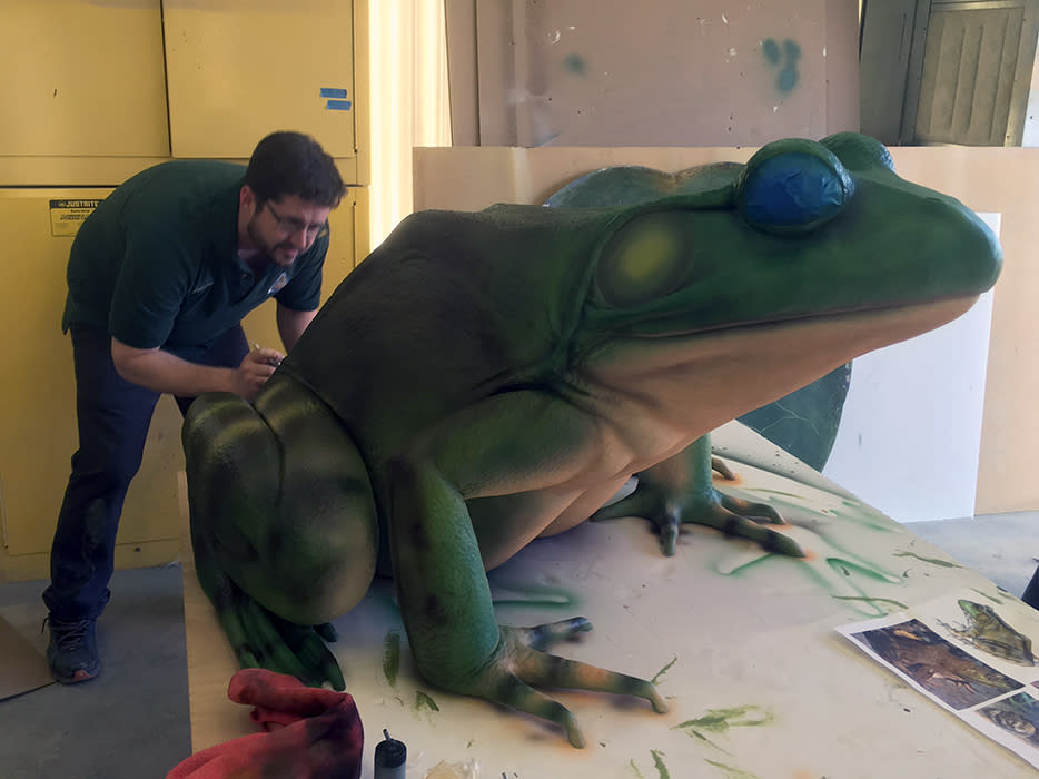 Runge Frog in process