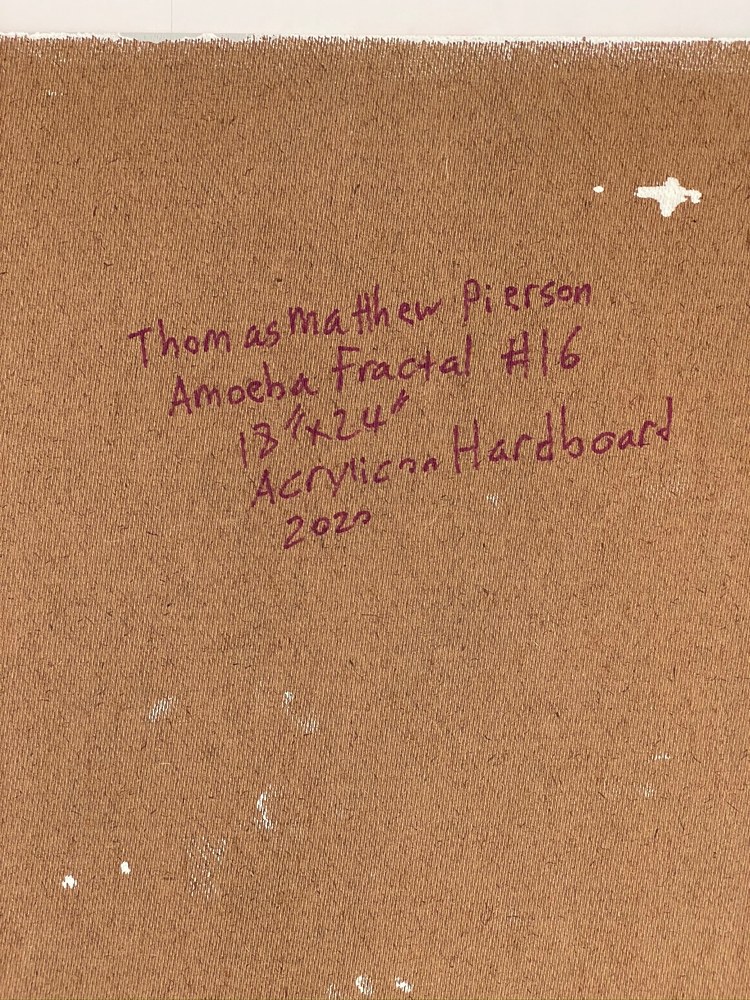 4 4 20 thomas matthew pierson amoeba fractal #16 18x24 acrylic on hardboard 2020 detail  6