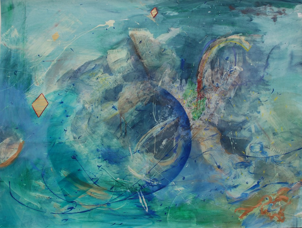 Europa, 38x50 Mixed Media on Paper