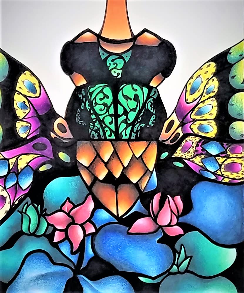 Butterfly Gate print