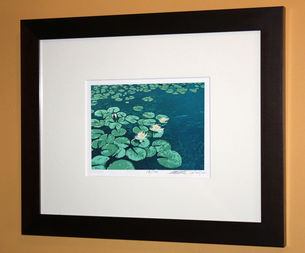 Water Lilies Framed