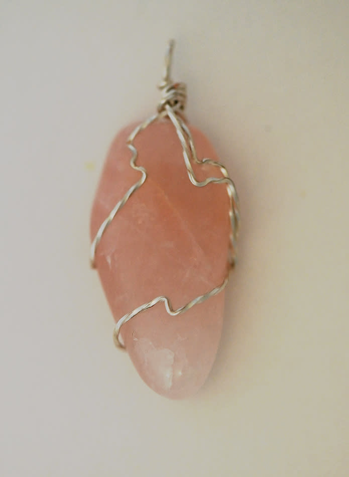 Rose Quartz Pendant Art | Art a la 