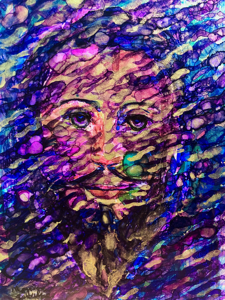 Ready To Roar 16 Prophetic Art By Monique Sarkessian Alcohol Ink