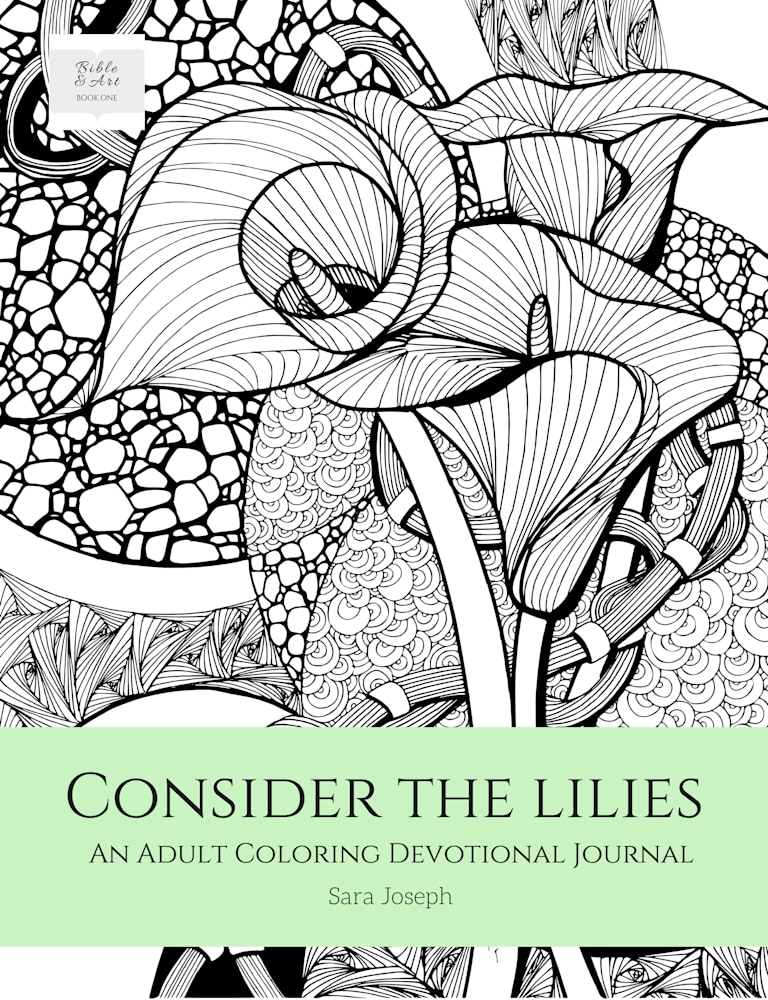 Consider The Lilies Book by Sara Joseph