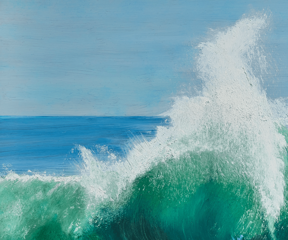 Wave with Mother of Pearls -Original