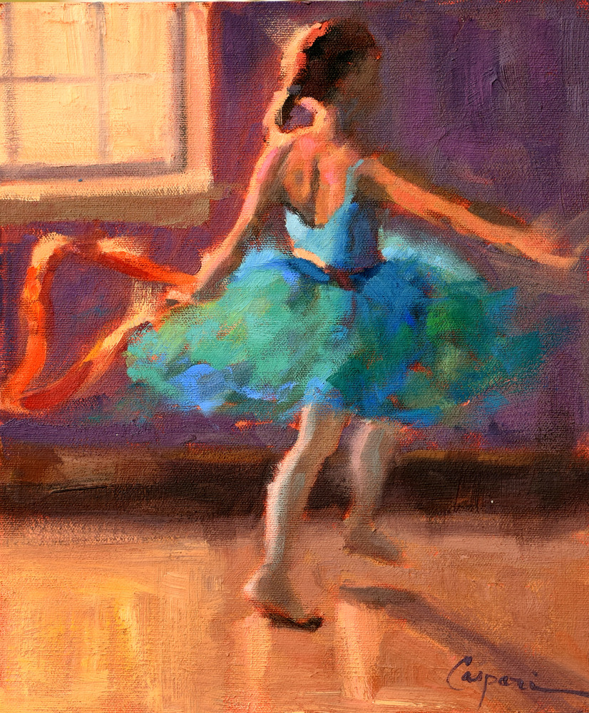 Ballerina, 10x12, Oil,2020