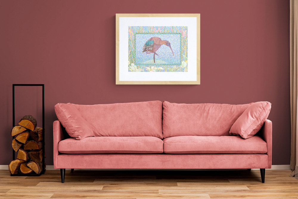 glossy ibisRestful living room 1