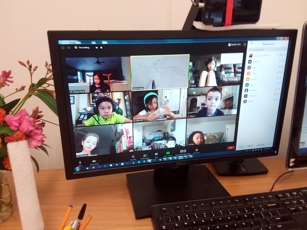 Zoom Online Art Classes for Kids Art Studio