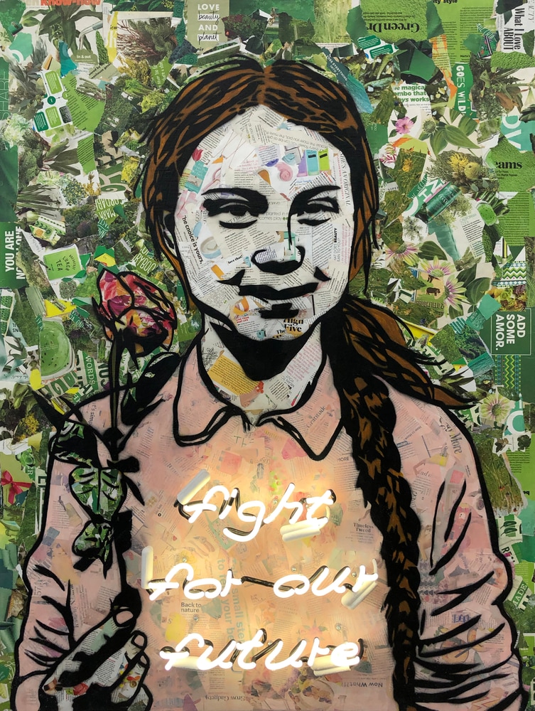 Smith Amy Greta mixed media 36inx48in
