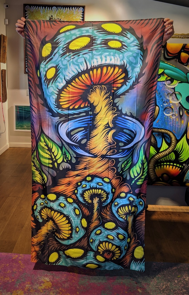mushroom tapestry