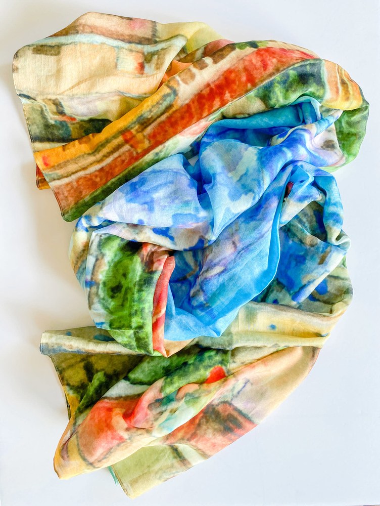 Rooftops of Rome   Scarf   Kimberly Cammerata (1)