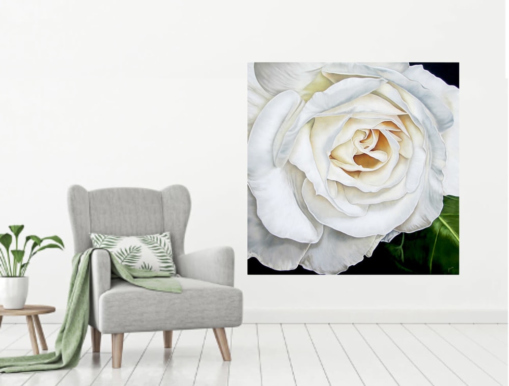 WhiteRose Beauty inroomwChair