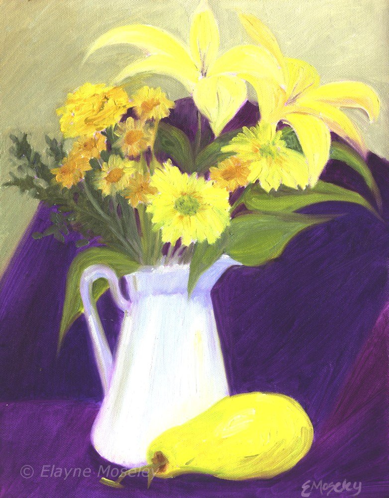 Still Life with Flowers and Lemon