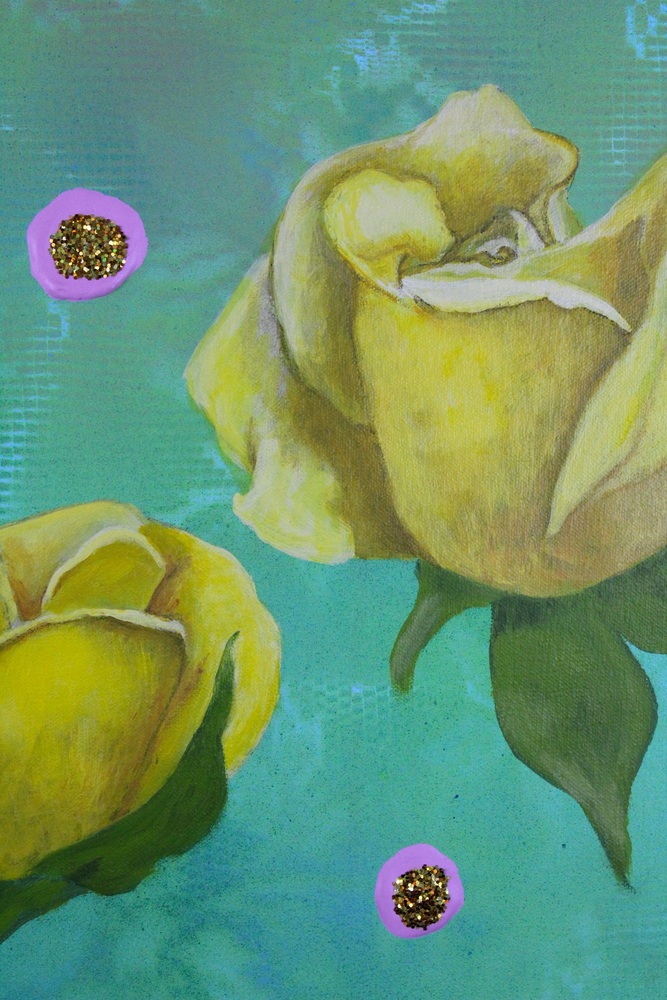 Big Yellow rose detail 1