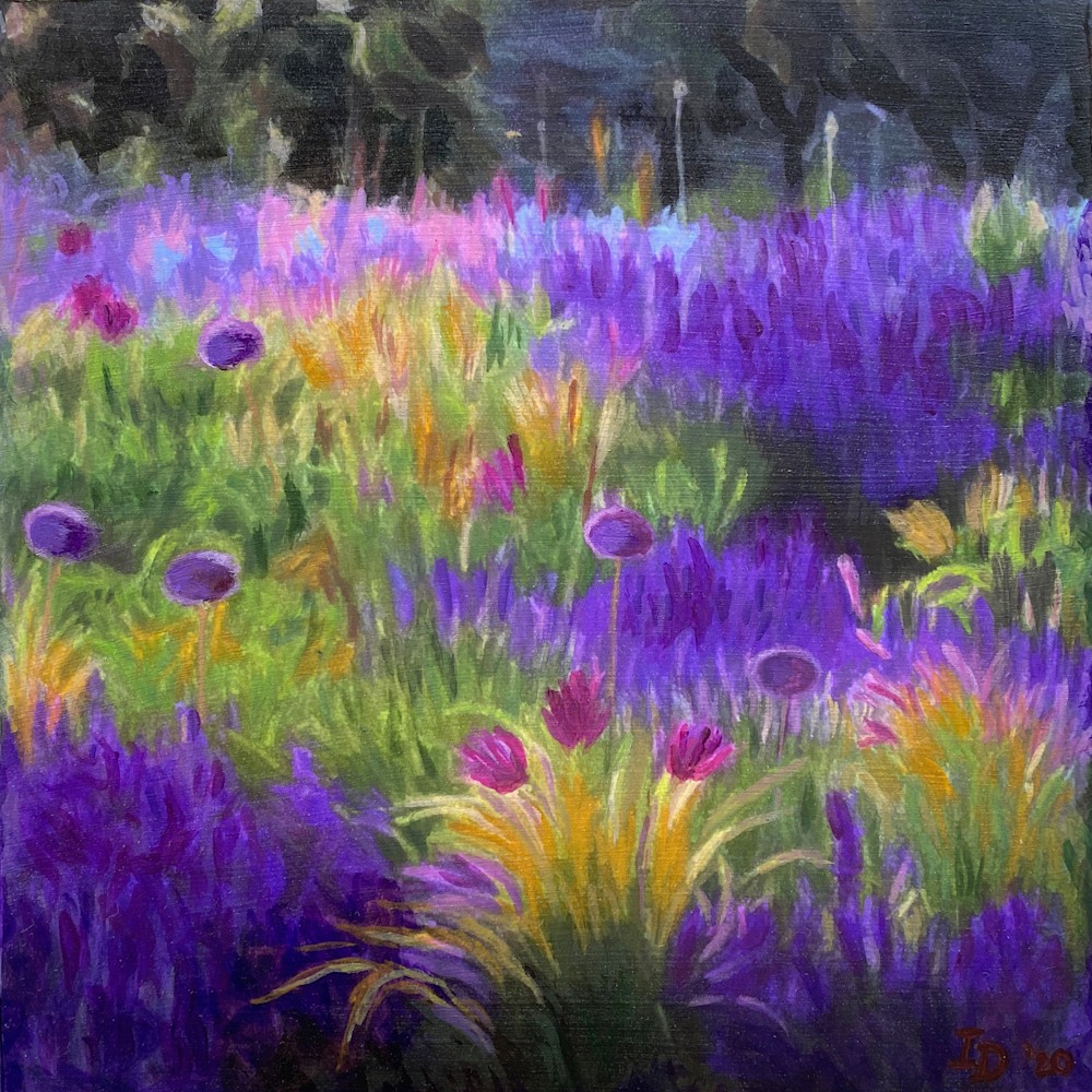 Inna Dzhanibekova 12 Lavender and Allium Field 02