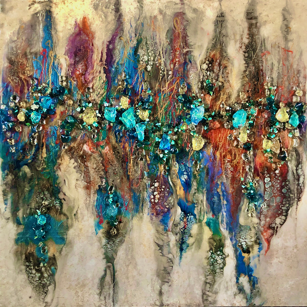 Tapestry of Life (SOLD Comissions available), 36"x36", Tapestry Collection, $3,980