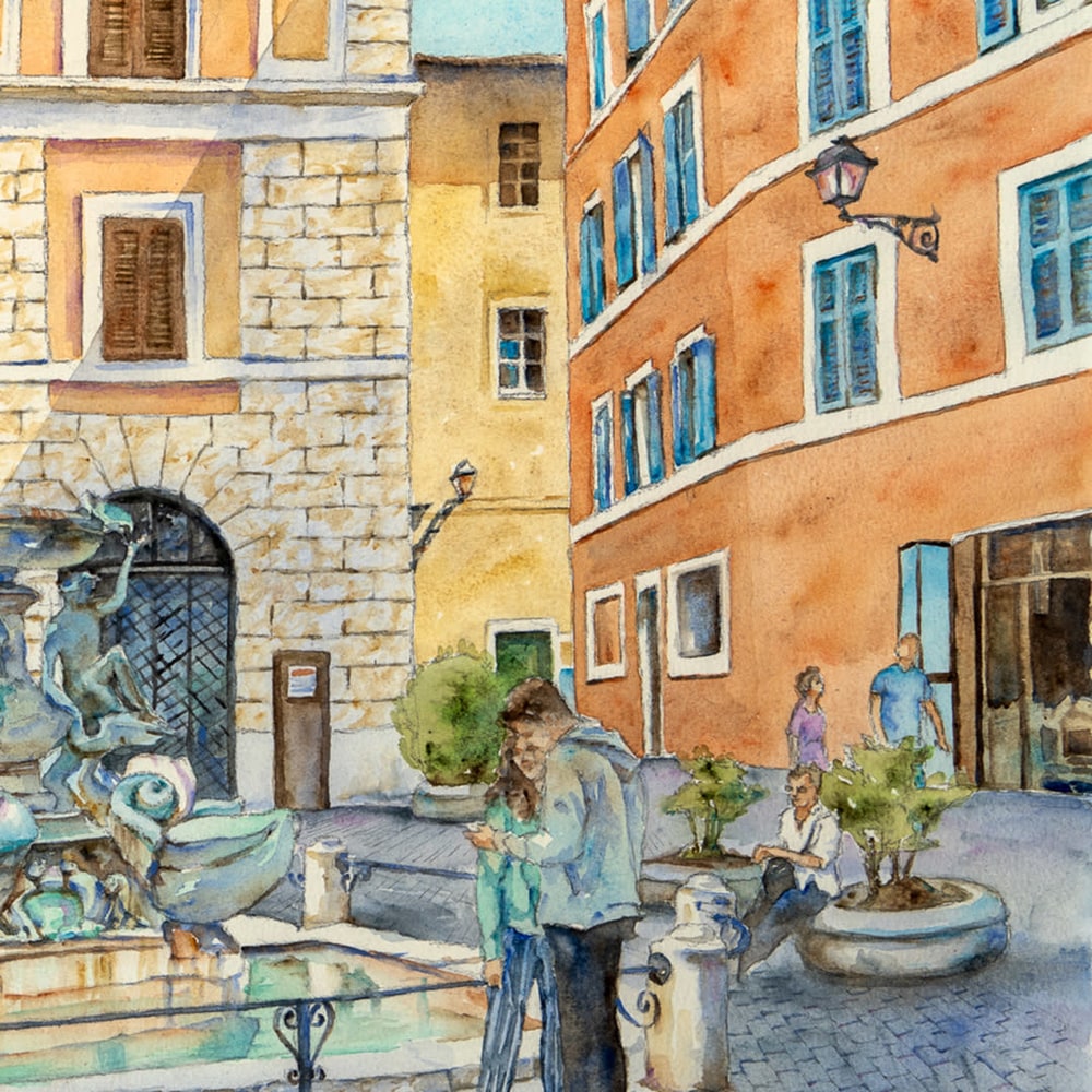 La Fontana delle Tartarughe Roma | Detail 03 | Kimberly Cammerata