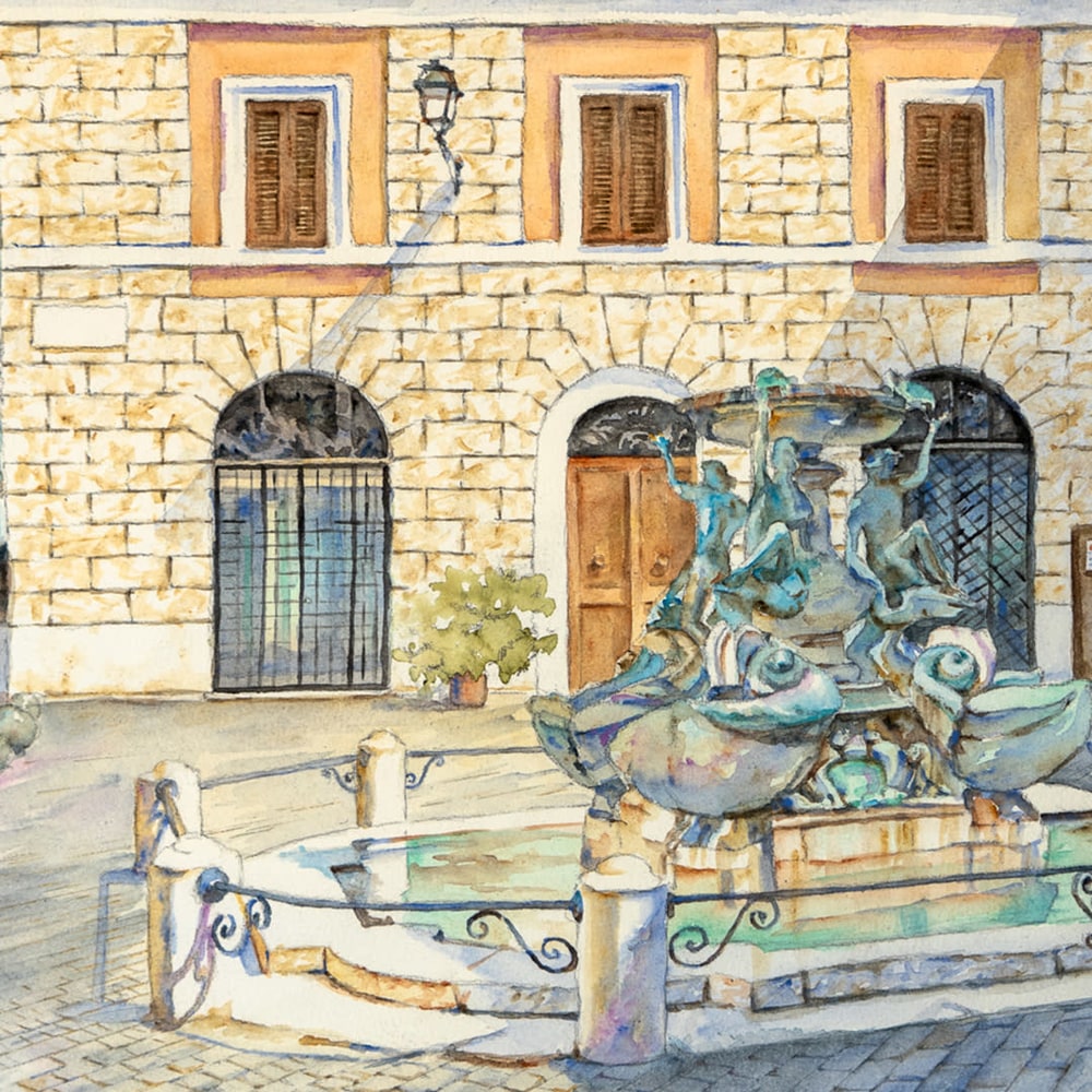 La Fontana delle Tartarughe Roma | Detail 01 | Kimberly Cammerata