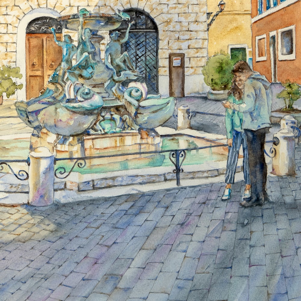 La Fontana delle Tartarughe Roma | Detail 02 | Kimberly Cammerata