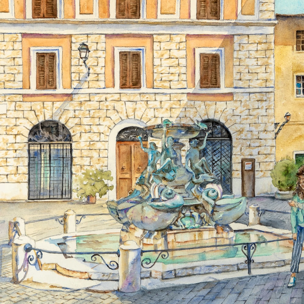 La Fontana delle Tartarughe Roma | Detail 05 | Kimberly Cammerata