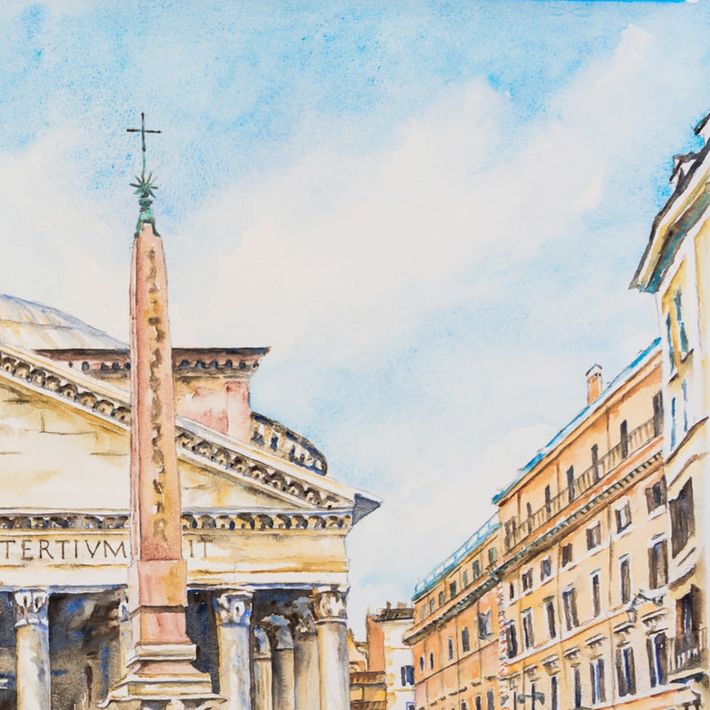 La Fontana di Piazza della Rotonda Roma | Detail 06 | Kimberly Cammerata