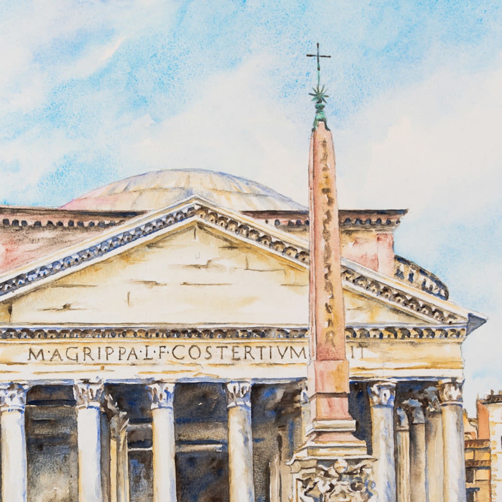 La Fontana di Piazza della Rotonda Roma | Detail 01 | Kimberly Cammerata