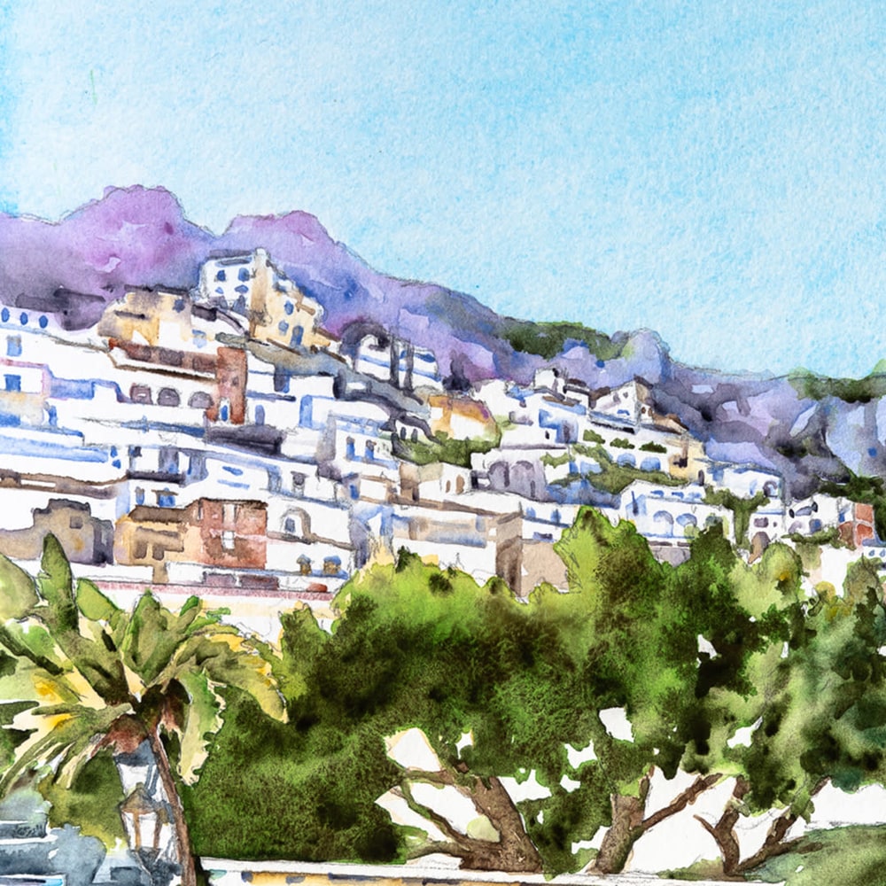 Positano, Amalfi Coast | Detail 01 | Kimberly Cammerata