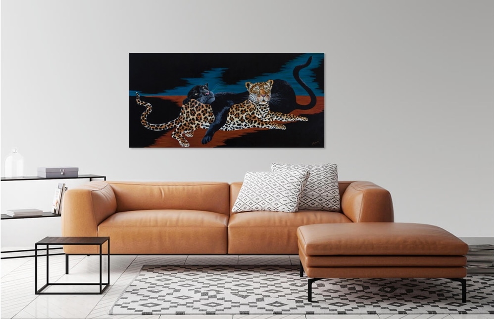 Cats MockupAbove sofa