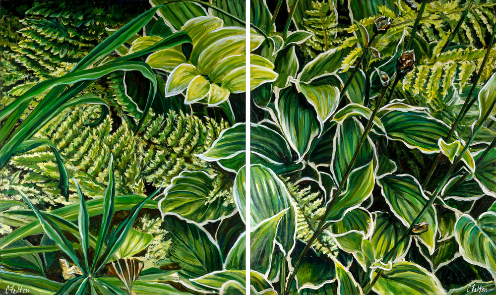 Rainforest Diptych for original folder