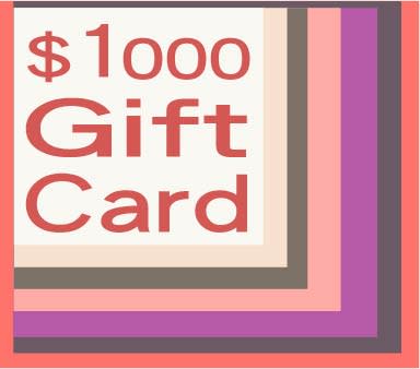 1000 gift card