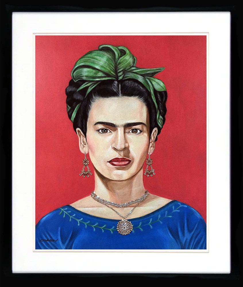 Frida 16x20 in 22x26 frame