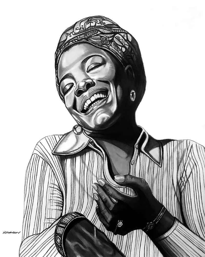 Maya Angelou Word Drawing by bevythefirst on DeviantArt