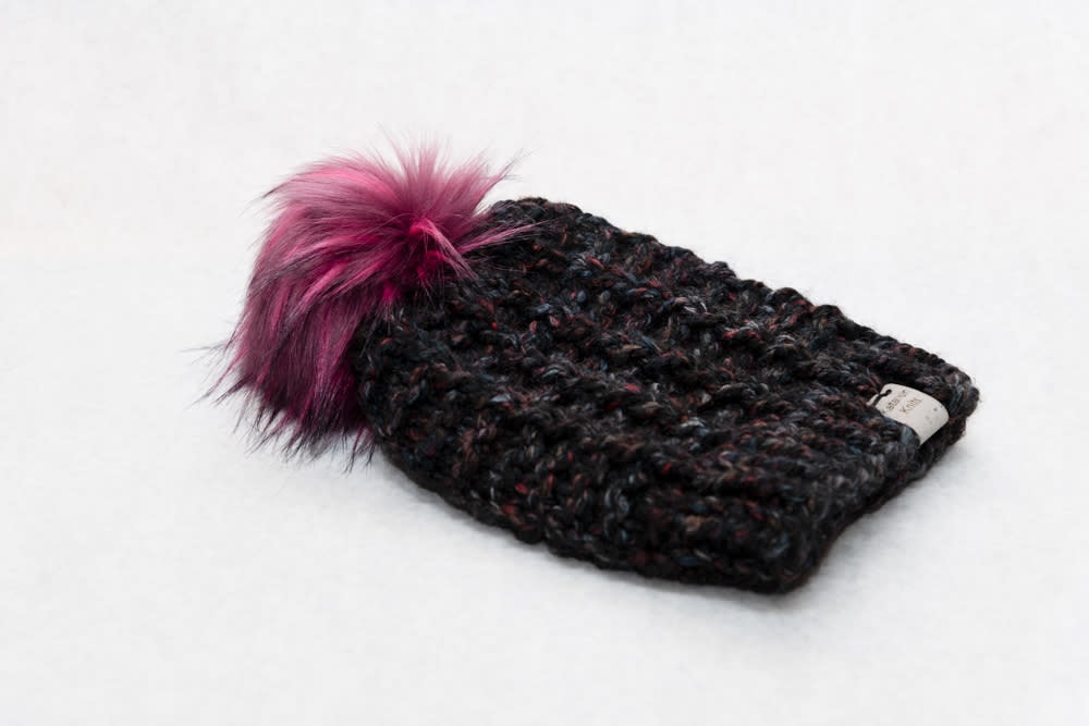 Katahdin Knots Black Pom Pom Hat Http www mooseprintsgallery