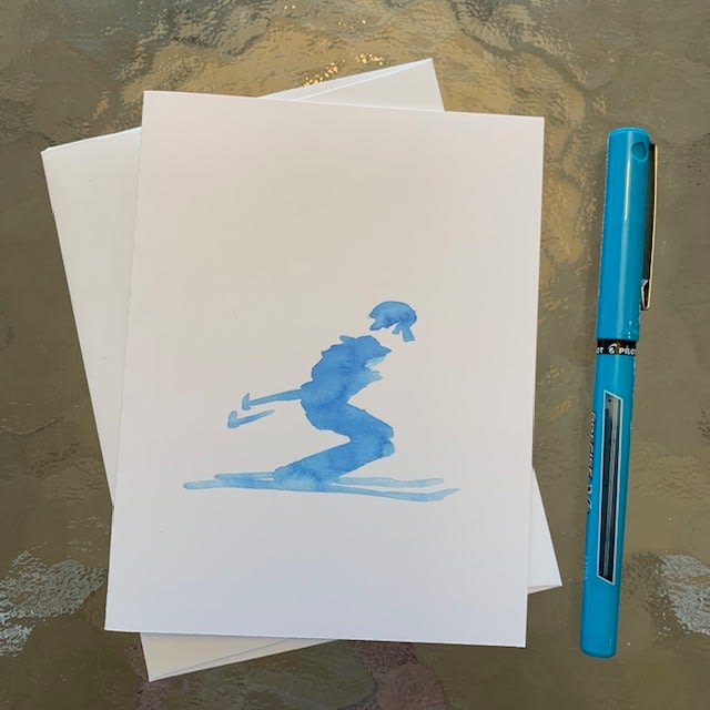 WC Skiers Card Blue