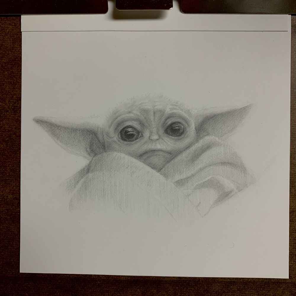 Baby Yoda (Fine Art)