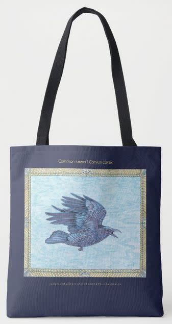 flying raven tote