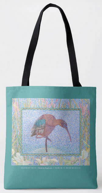 glossy ibis tote