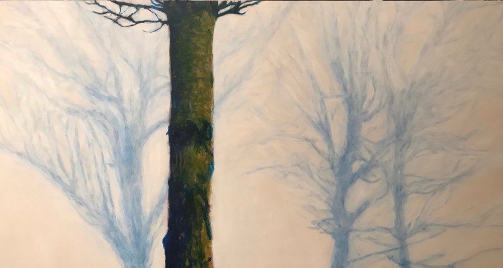 2020 11 18, White Fir, The World in a Tree, Acrylic, 6'x3'