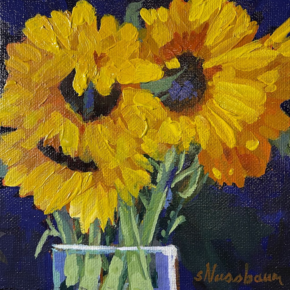 Sunflowers No 2 original acrylic painting