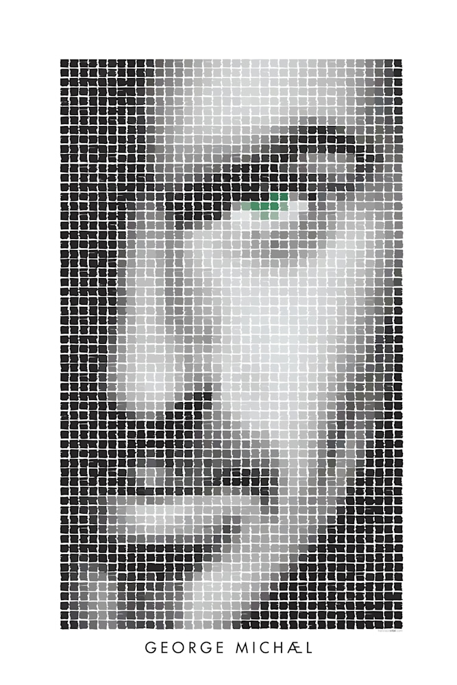 George Michael Glicee on canvas 24x36