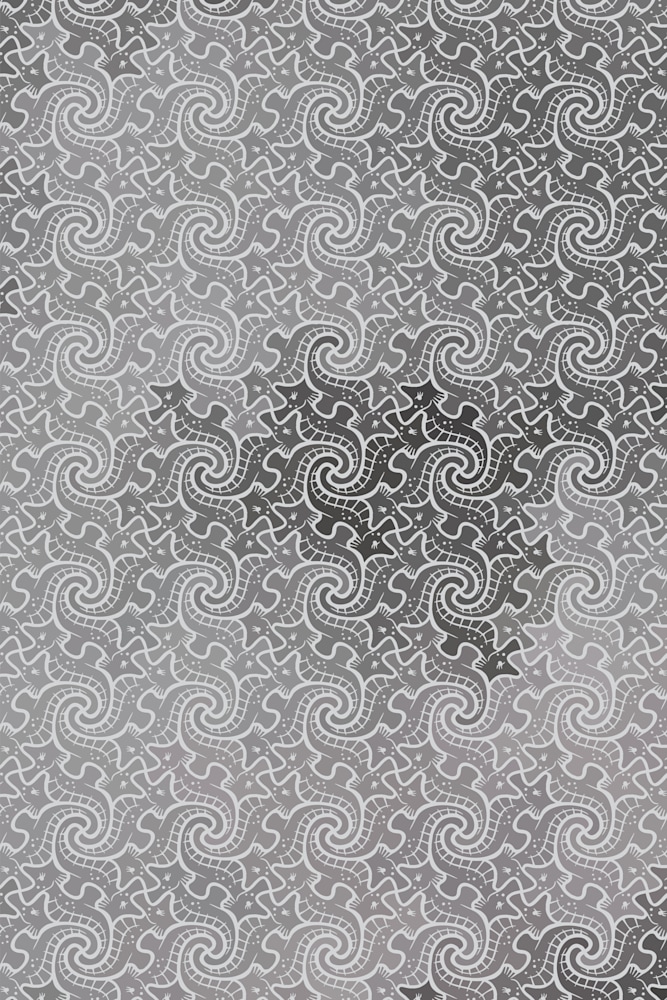 Escher 24x36 Glicee Detail