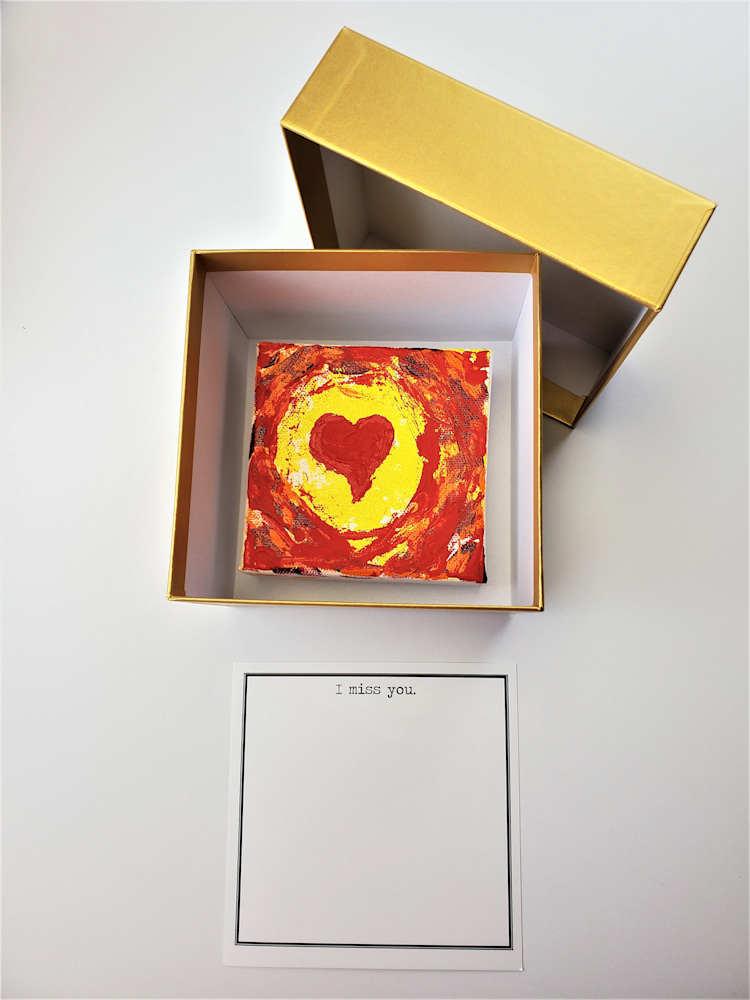 Heart box love note