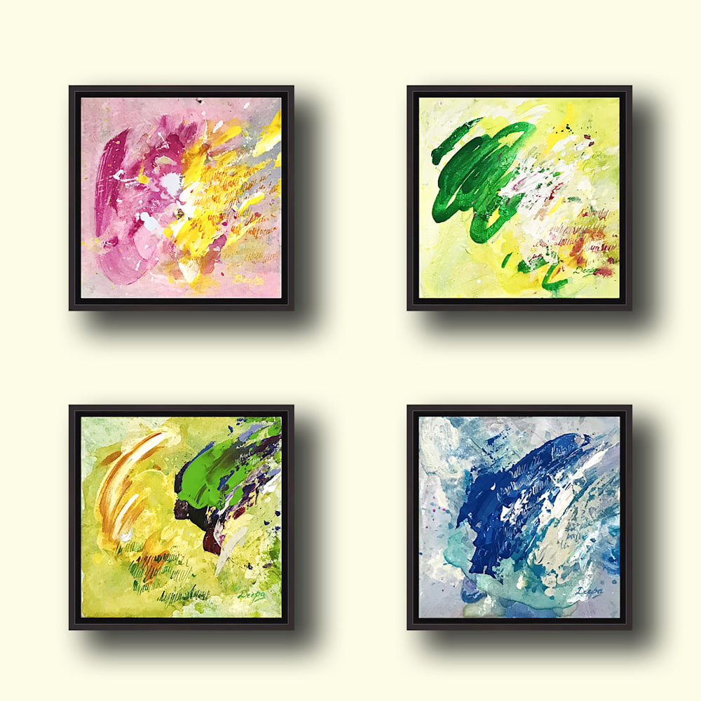All 4 on wall