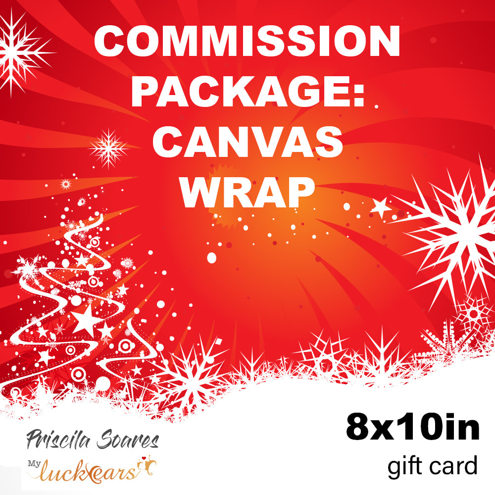 gift card priscila canvas 8x10