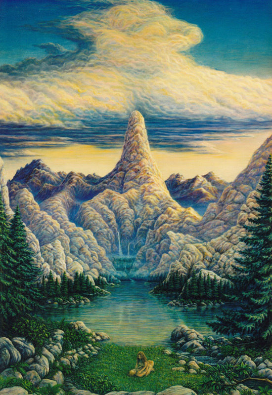 Nature Lovers original oil painting by Mark Henson