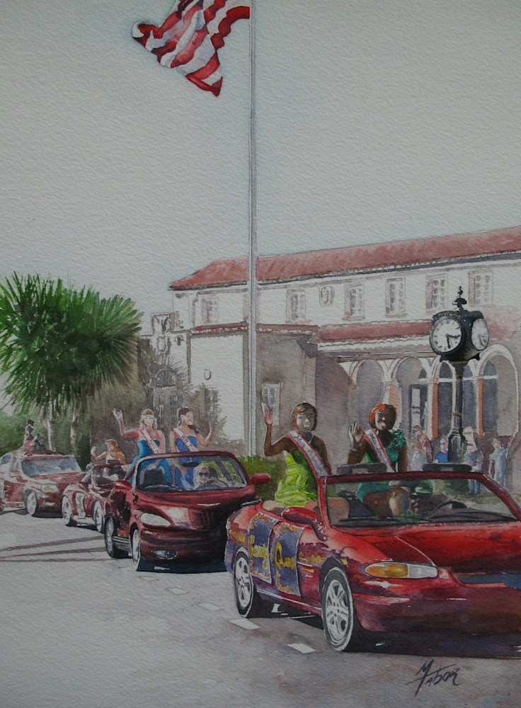 Parade of Beauty Queens #5 (all red cars)