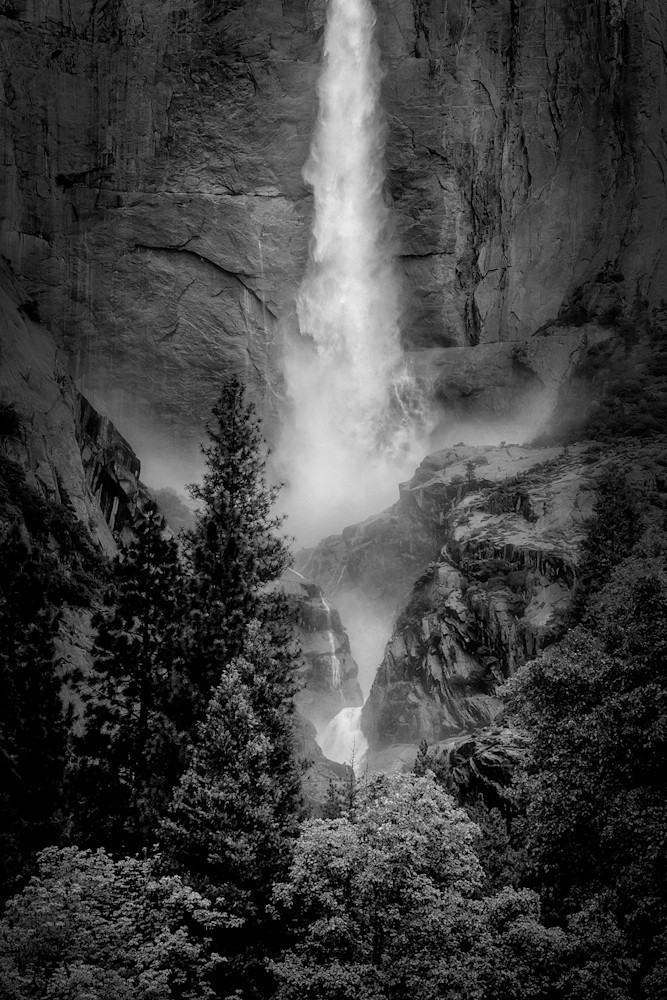 Yosemite Upper and Middle Falls
