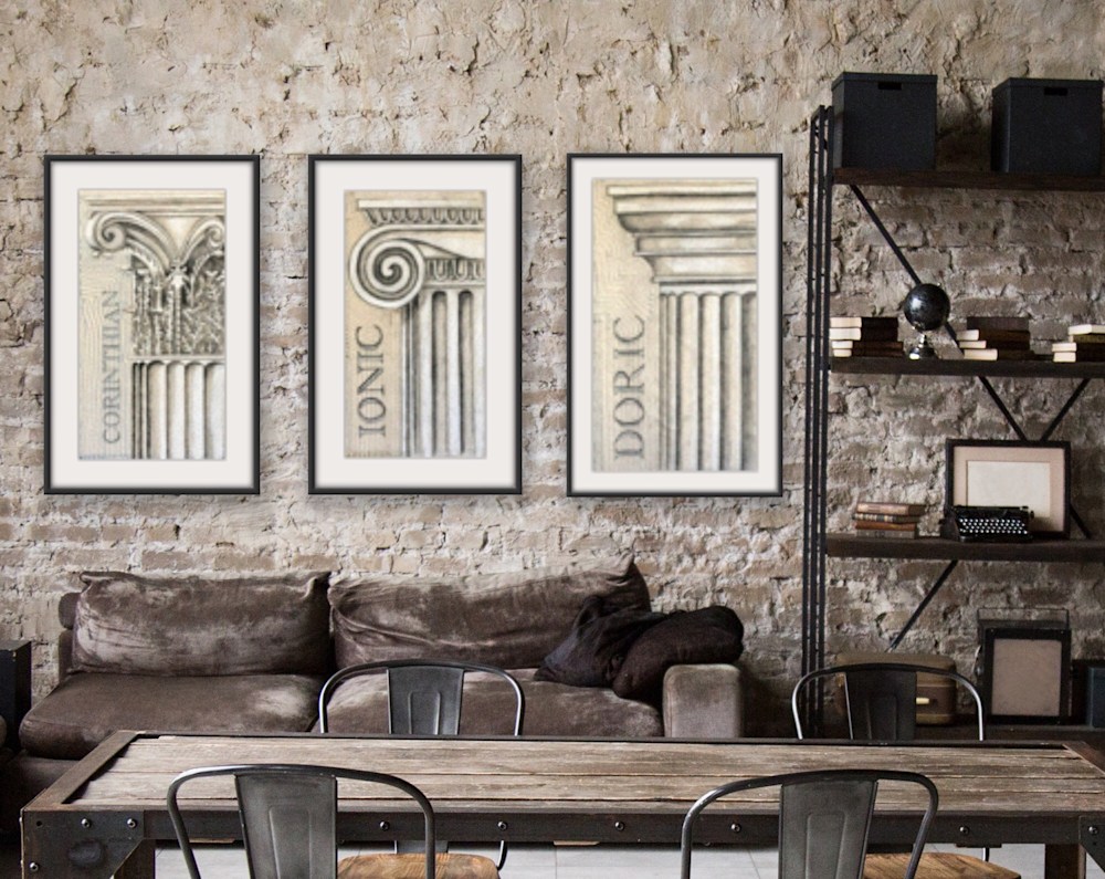 classical brick wall