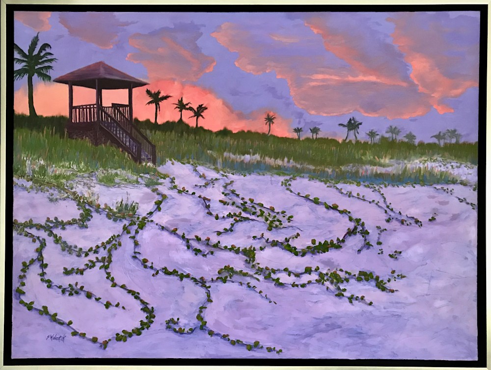 Beach Vine w frame