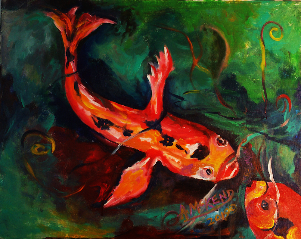 Paint and Sip at Home 'Koi